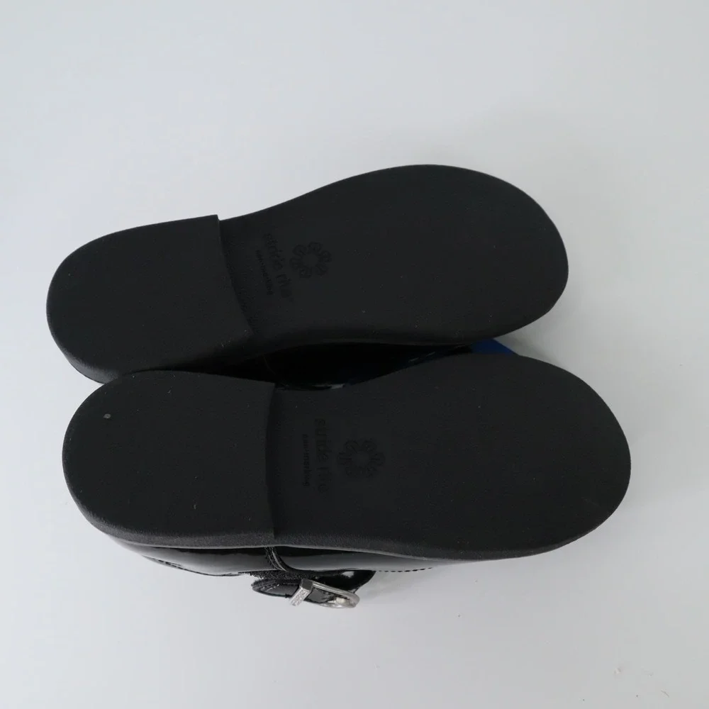 Stride Rite Big Girls Sr Susie Mary Jane Flats Size 12.5 Shoes Black Patent NEW